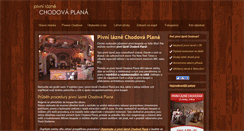 Desktop Screenshot of chodova-plana.cz