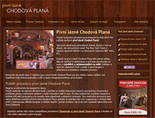 Tablet Screenshot of chodova-plana.cz